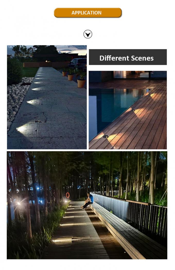 6W Inground LED Drive Over Light IP67 Waterproof One Way Two Ways Four Ways