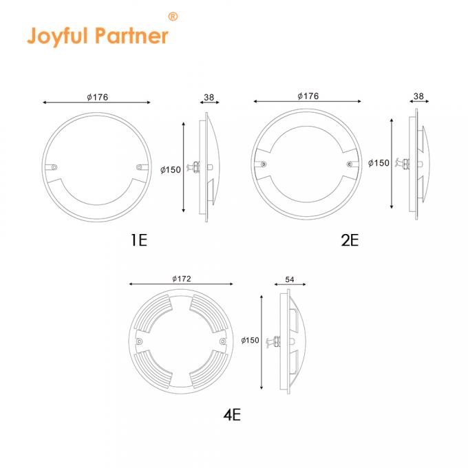 6W Inground LED Drive Over Light IP67 Waterproof One Way Two Ways Four Ways