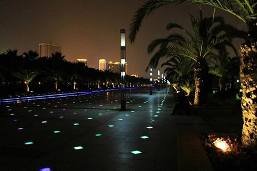 Vietnam Urban And Resort Lighting Projects-Square Inground Lights