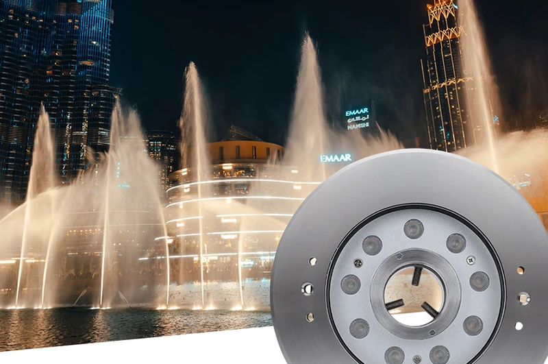 Park Fountain Lighting Project In United Arab Emirates