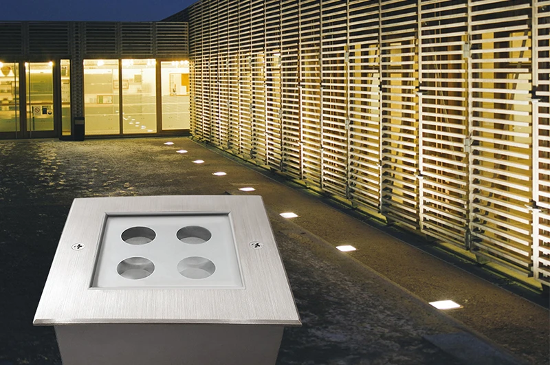 Vietnam Urban And Resort Lighting Projects-Square Inground Lights