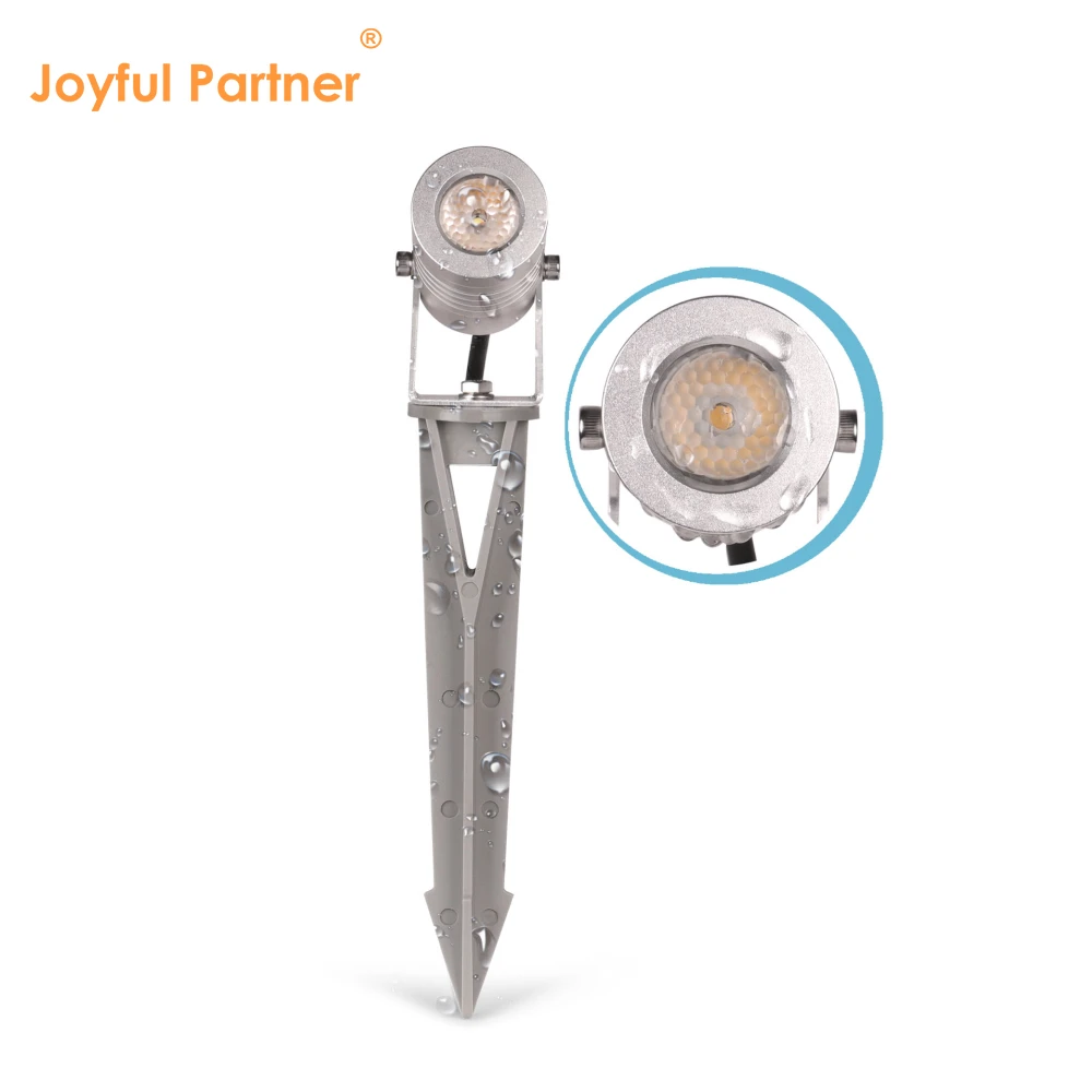High Power LED Garden Light Aluminum 1.1W-3.2W DIA 42MM SMD LED Single Color and RGB 3in1 for Landscape Lighting HIGH POWER LED GARDEN LIGHT