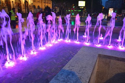 Latest company case about LED Fountain Light for Spain