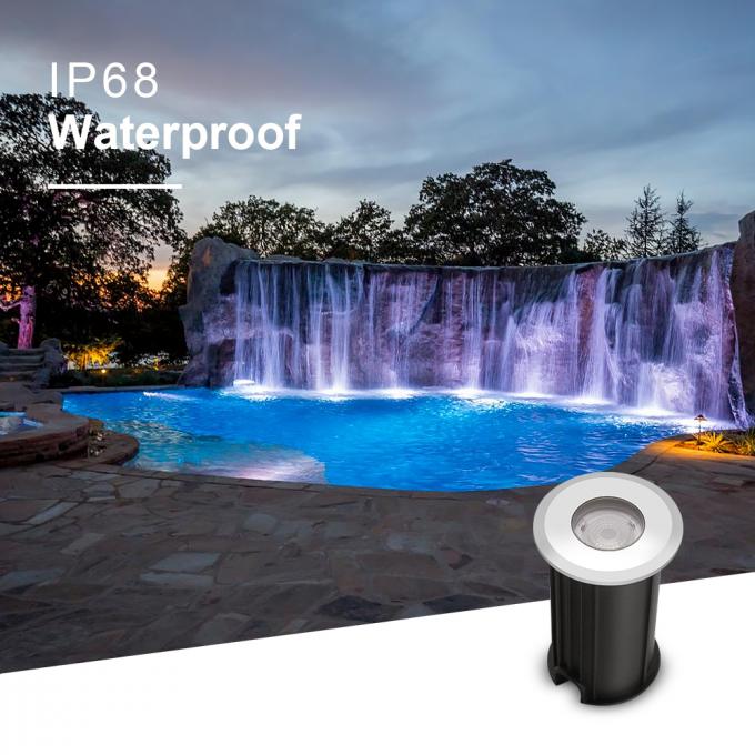 1W IP68 Waterproof Underwater Lights 316SS 12V 24V LED Pool Lights 2700k - 6500k 2