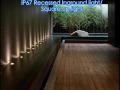 Adjustable Underground Outdoor LED Floor Lights For Driveway Landscape Pathway