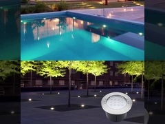 Recessed LED Swimming Pool Underwater Light IP68 316 Stainless Steel 12W Lamp