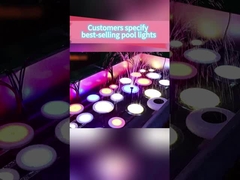 Ultra Thin 7.5mm Super Slim Resin Filled LED Pool Lamp IP68 Underwater PAR 56 RGB Led Swimming Pool
