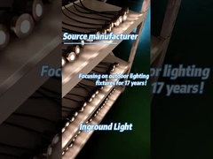 Low Voltage Waterproof IP65 Adjustable Angle Ground Buried LED Deck Light Outdoor Inground Flood Upl