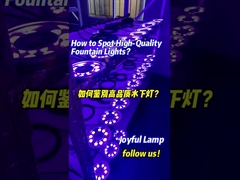 IP68 RGB 3in1 Full Color 316 Stainless Steelled Underwater Spotlight Fountain Light