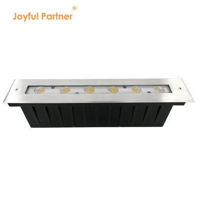 6W Underwater Linear Light Outdoor Low Voltage IP68 6 PCS LED With Plastic Mounting Sleeve