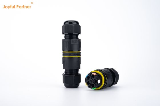 Wire Cable Connector 32A 250VAC IP68 Waterproof 2 Way Connector 6-12mm DIA