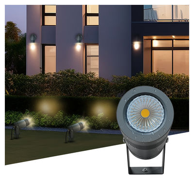 LED Garden Spike Light Decorative 6W Warm White Color Aluminum Lamp Body For Theme Parks