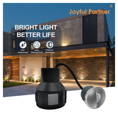 LED Underground Lights 1W 2W DC12/24V IP67 Aluminum Housing Stainless Steel Face Cover Resin Filled