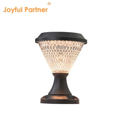 Energy Powered Pillar Light 5W/3.7V  Polycrystalline Sloar Panels Epistar DIA 200mm RGB Remote Control
