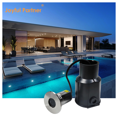 Stainless Steel 316 Recessed Underwater Light DC12V/24V 3W RGB LED SPA Pool Lights with CE RoHS IP68 3000k