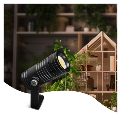12V 24V IP65 Aluminium 1W Led Garden Spot Light Anodizing Body With Anti-glare Hood Compact Design For Outdoor Lighting