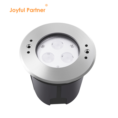 DIA 118mm IP68 304 Stainless Steel Warm White Underwater LED Light 3W DC24v With Plastic Mounting Sleeve