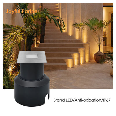 LED Underground Lights 3W Square Shape 304 or 316 Stainless Steel 45*45MM Frame Aluminium Die Cast Body