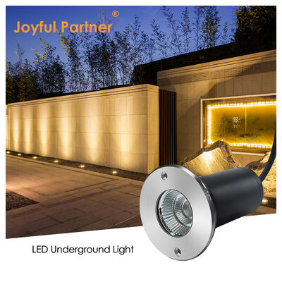 COB Inground Recessed Lights 316SS 6W 12V-24V IP67 Waterproof Stainless Steel Front Cover