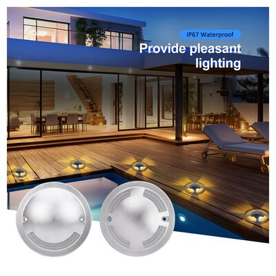 Recessed Led Underground Light 6W OSRAM SMD LED DIA116MM Stainless Steel Front Cover DC24V