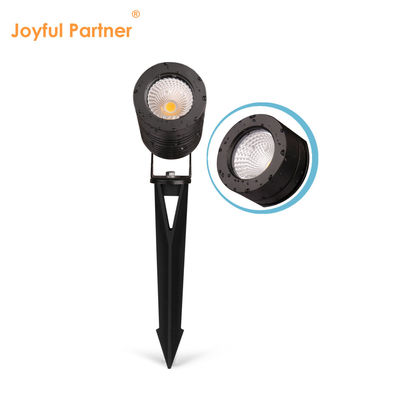 LED Outdoor Spotlights IP65 14W COB LED DIA63MM 2700K Warm White With Spike Stand