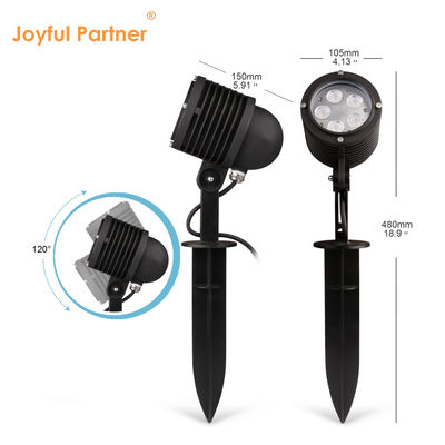 LED Garden Spot Light 2700k 6500k IP65 Outdoor Adjustable Beam Angle 3MM Tempered Glass Cover