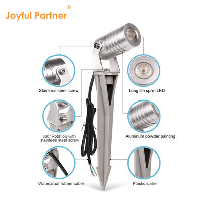 Outdoor Garden Spot Light Aluminum Outdoor Powder Coating CREE LED 1W 2W 3W For European Garden