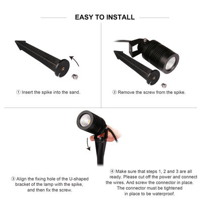 Adjustable LED Garden Spot Light 10 Watt IP65 Outdoor Garden Spike Light
