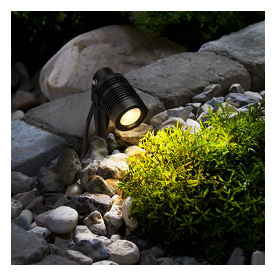 COB Garden Spot Spike Light Warm White 6W LED Aluminum Face Cover For Garden Tree