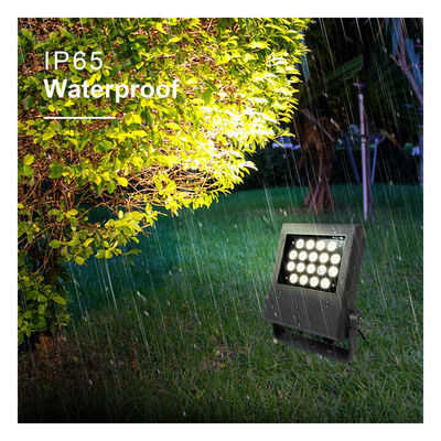 Courtyard Garden Floodlight High Lumen Waterproof IP6518W 54W CREE LED Aluminum Square Shape
