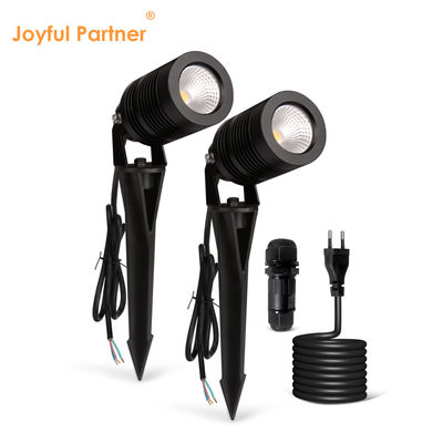 COB Landscape Lighting Adjustable 10W 24V or 100~240VAC RGBW Aluminum Body 4in1 For Yard Pathway