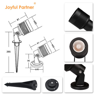 Garden Up Light 6W 10W CREE COB LED Adjustable Angle Aluminum Spike DC24V