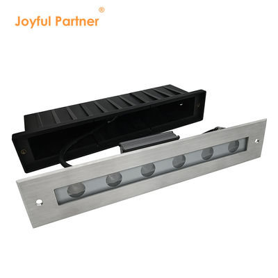 6W 12W Garden Recessed Linear Lighting Warm White SUS 316 Length 328MM For Outdoor Use
