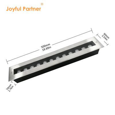 LED Underground Light 12W 24W Buired Used As Wall Washer 500MM Length Stainless Steel Front Cover