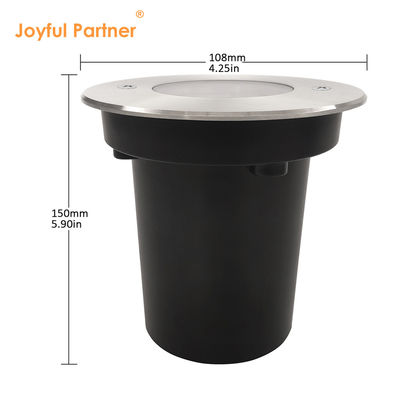 Inground LED Outdoor Light DIA108MM 3000k Warm White Recessed In Ground IP67 Rated