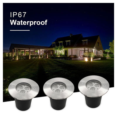 Inground LED Outdoor Light DIA108MM 3000k Warm White Recessed In Ground IP67 Rated