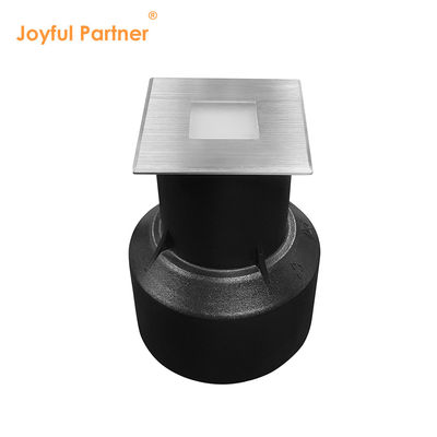 IP67 LED In-ground Lighting 1W 2W 3W Recessed Square Type SS Cover Frosted Glass Without Lens