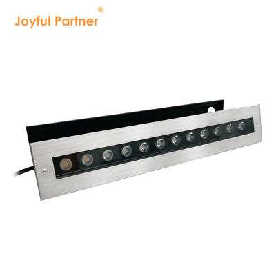 LED Recessed Linear Light Fixture 500MM Length 12W 24W IP67 Waterproof OEM ODM Customized