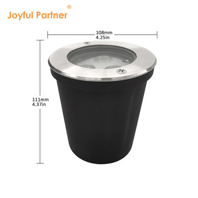 24VDC Outdoor Inground Light Waterproof 6W 12W DIA160MM Stainless Steel Body For Project