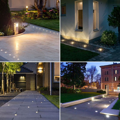 Stainless Steel Recessed Small Deck Lighting 1W 2W 3W LED Underground Lamps