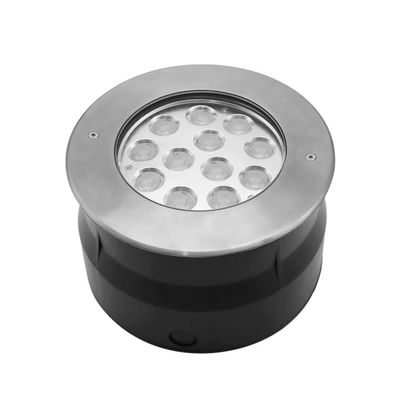 IP67 LED Underground Light 12W 24W 36W DIA185MM RGB3in1 3000K Warm White For Garden Park Plaza