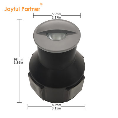 Semi-shading In-ground Light 12V 24VDC Low Voltage 1W 2W With Honeycomb louver