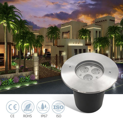 Underground LED Parking Light 3W 6W 9W COB LED Garden Lights Outdoor With Stainless Steel Trim