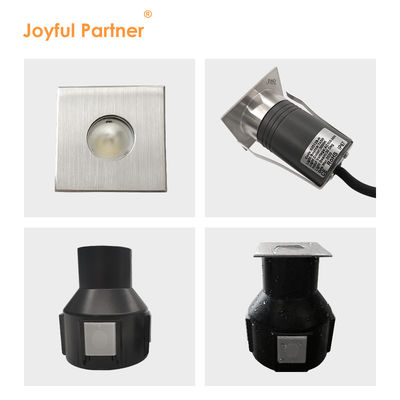 LED Inground Uplight Waterproof 3000K DIA55MM Recessed Type 24V DC IP67 With Frosted Glass