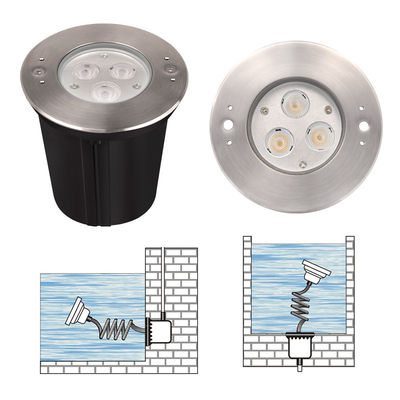 Recessed Swimming Pool Underwater Light 316Stainless Steel RGB Color For Pond