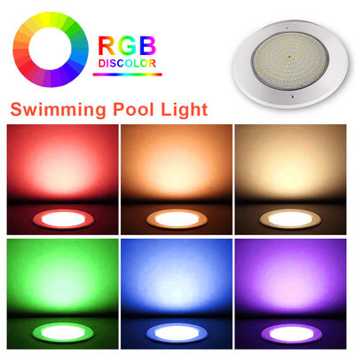 RGB Swimming Pool Light IP68 DC12V 18W 25W 35W LED DIA230MM SMD2835 324pcs
