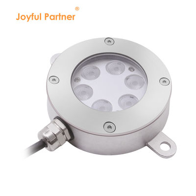 Underwater LED Fountain Light 6W RGB IP68 Waterproof Fountain Light 6*2W RGB 2R 2G 2B