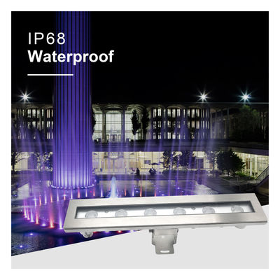 3W 6W 9W Pool Waterfall LED Lights 2700k - 6500k LED Submersible Lights