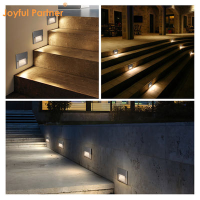 Wall Recessed 2W Osram SMD LED Step Light IP65 Modern Design Aluminum Material For Corridor
