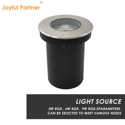 3W 6W 9W Garden LED Underground Light RGB Color Changing Recessed Lights